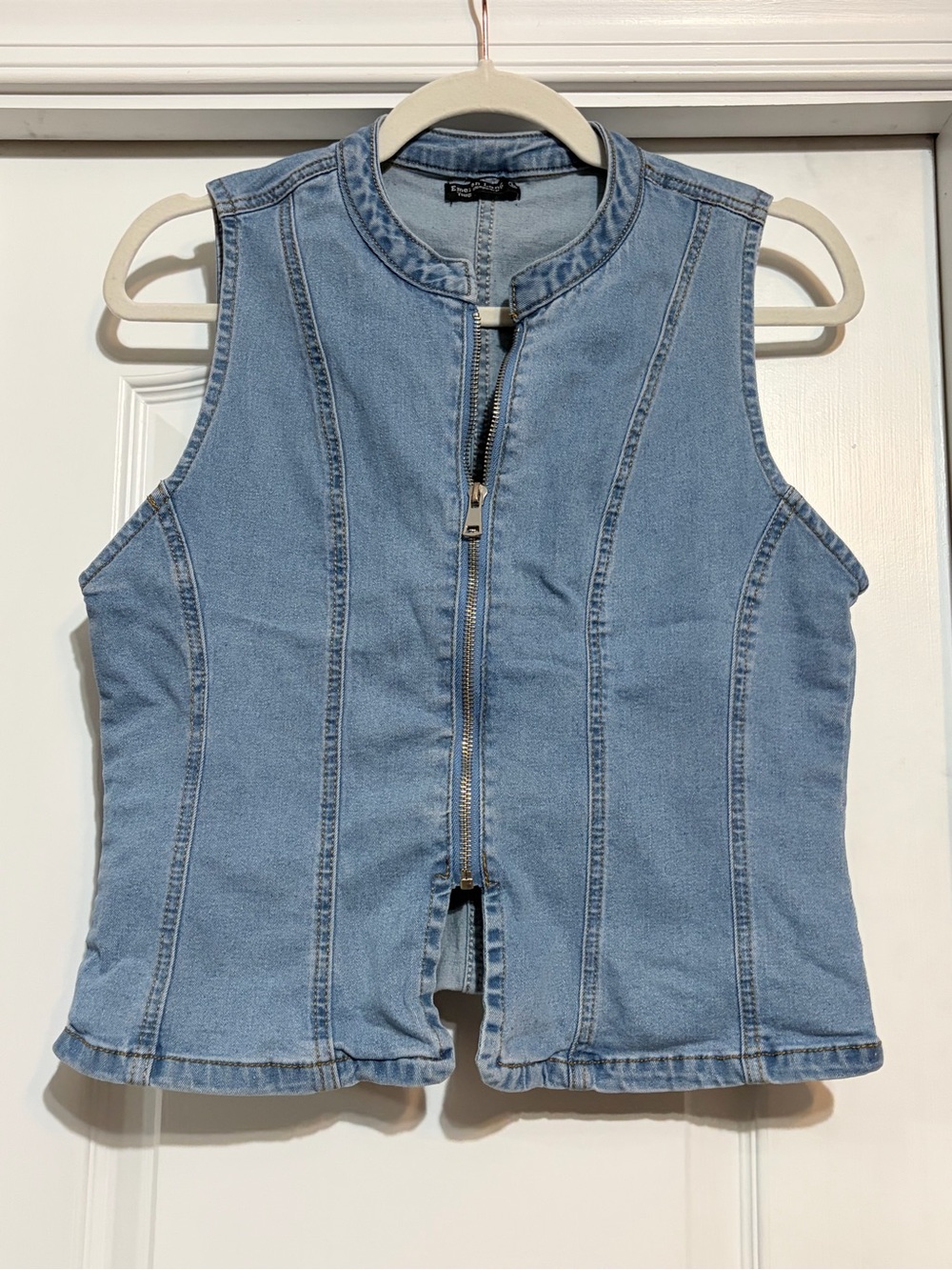Emerson Lang Denim Zip Vest